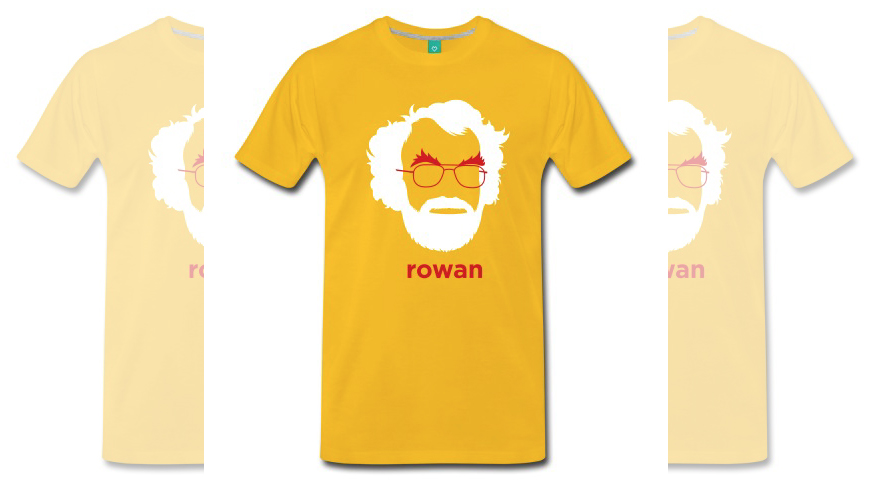 Photo of a Rowan Williams t-shirt