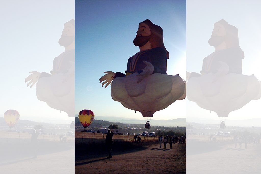 Photo of Jesus the hot air balloon