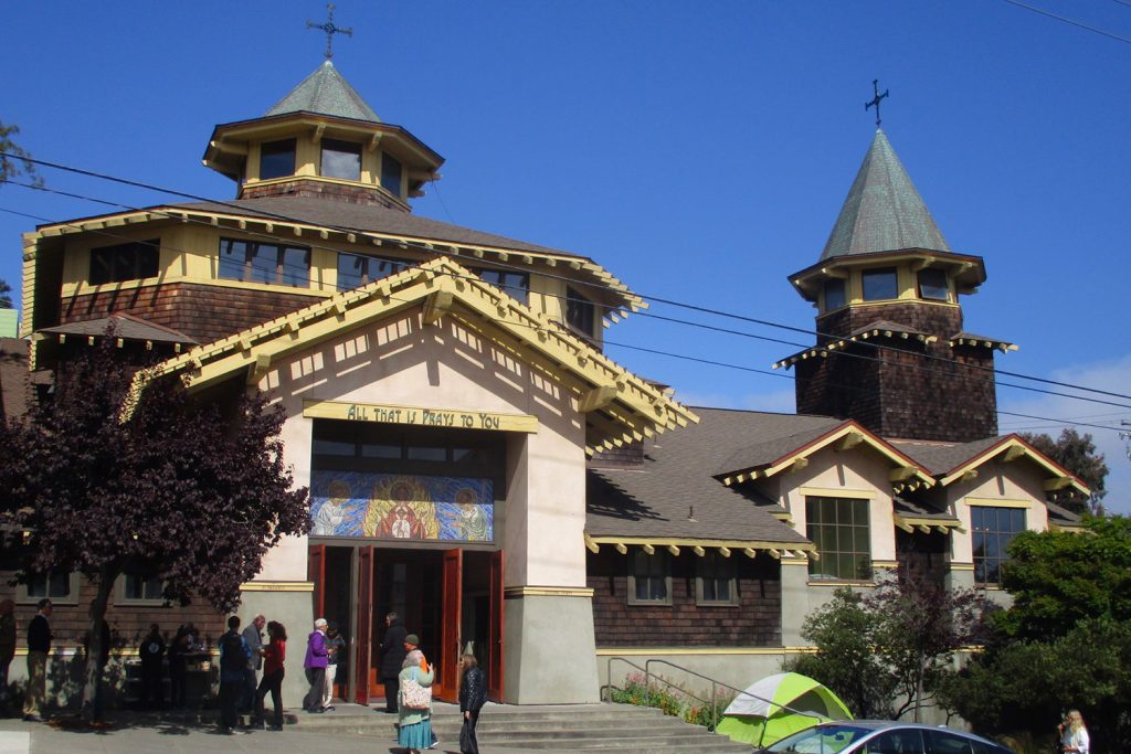 Exterior of St Gregory of Nyssa, San Francisco