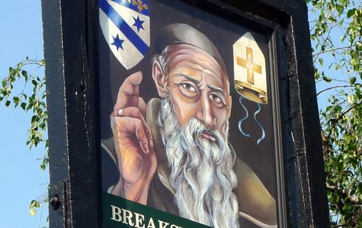Pub sign for the Breakspear Arms Ruislip