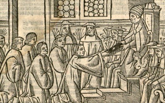 Pope Gregory IX and his curia