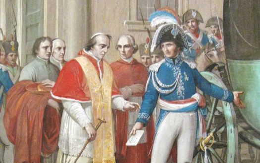 Pope Pius VII kidnapped by General Radet