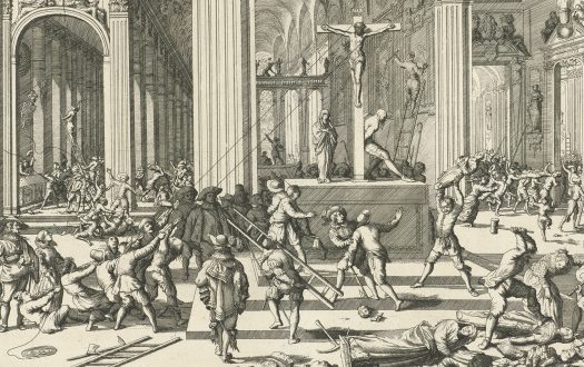 Engraving of iconoclasm in Flanders