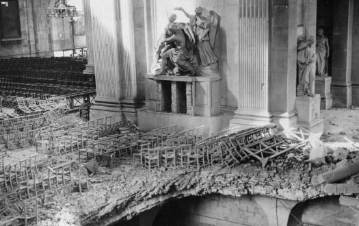 St Paul's Cathedral blitz damage